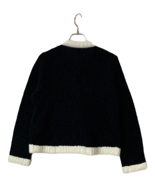 GRACE CLASS（グレースクラス）GRACE CLASS (グレースクラス) ループヤーンニットカーディガン ブラック サイズ:Sの古着・服飾アイテム