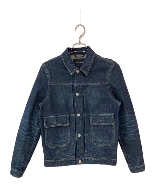 REPLAY（リプレイ）REPLAY (リプレイ) サルトリアーレ 14ozディープインディゴ コンフォートデニム ジャケット インディゴ サイズ:Sの古着・服飾アイテム