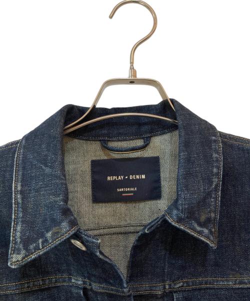 REPLAY（リプレイ）REPLAY (リプレイ) サルトリアーレ 14ozディープインディゴ コンフォートデニム ジャケット インディゴ サイズ:Sの古着・服飾アイテム