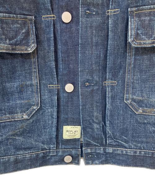 REPLAY（リプレイ）REPLAY (リプレイ) サルトリアーレ 14ozディープインディゴ コンフォートデニム ジャケット インディゴ サイズ:Sの古着・服飾アイテム