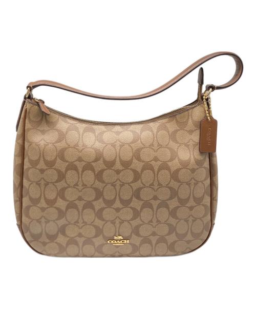 COACH（コーチ）COACH (コーチ) シグネチャー ショルダーバッグ ブラウン サイズ:なしの古着・服飾アイテム