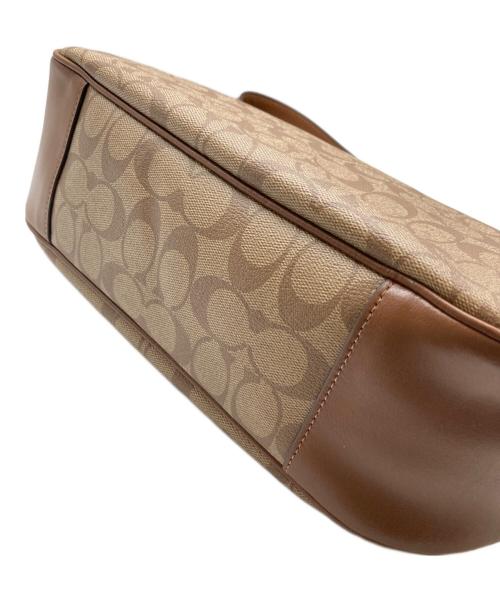 COACH（コーチ）COACH (コーチ) シグネチャー ショルダーバッグ ブラウン サイズ:なしの古着・服飾アイテム