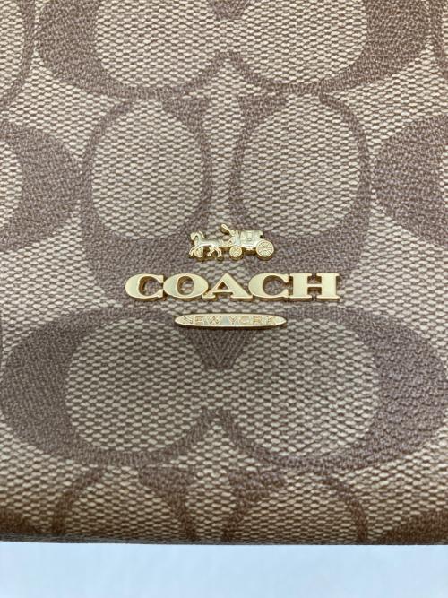 COACH（コーチ）COACH (コーチ) シグネチャー ショルダーバッグ ブラウン サイズ:なしの古着・服飾アイテム