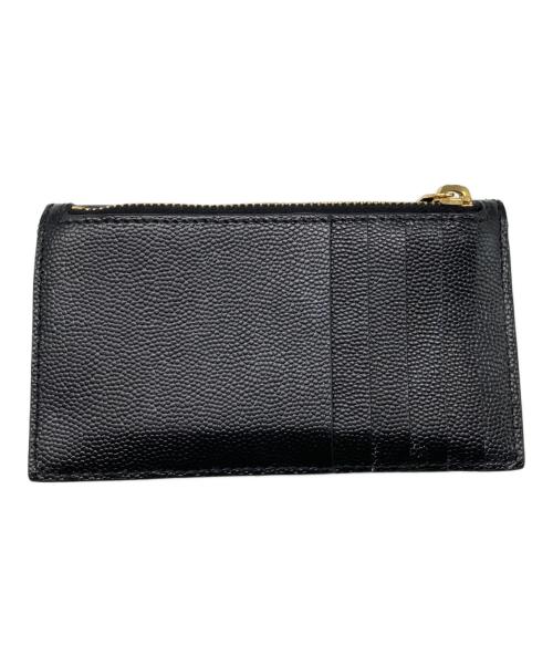 Yves Saint Laurent（イヴサンローラン）Yves Saint Laurent (イヴサンローラン) カサンドラ フラグメント フラップ カードケース ブラック サイズ:なしの古着・服飾アイテム