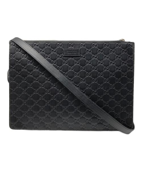 GUCCI（グッチ）GUCCI (グッチ) グッチシマ 2WAYショルダーバッグ ブラック サイズ:なしの古着・服飾アイテム