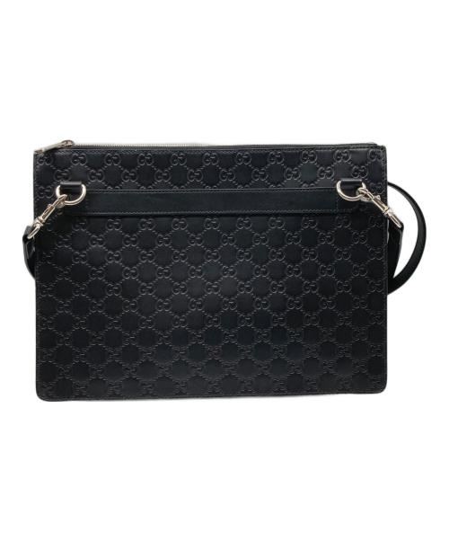 GUCCI（グッチ）GUCCI (グッチ) グッチシマ 2WAYショルダーバッグ ブラック サイズ:なしの古着・服飾アイテム