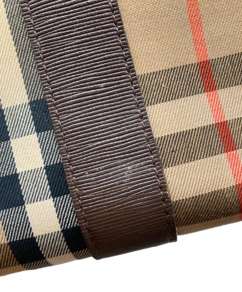 Burberry's（バーバリーズ）Burberry's (バーバリーズ) シャドーホース ノヴァチェック ボストンバッグ ブラウン サイズ:なしの古着・服飾アイテム
