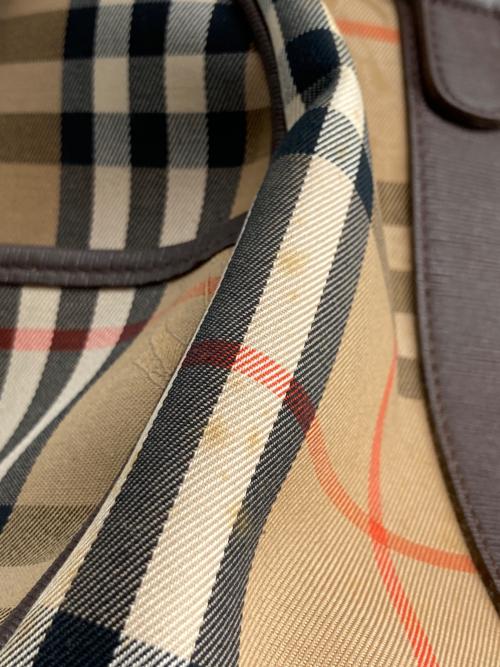 Burberry's（バーバリーズ）Burberry's (バーバリーズ) シャドーホース ノヴァチェック ボストンバッグ ブラウン サイズ:なしの古着・服飾アイテム