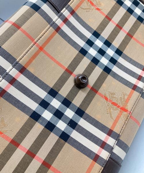 Burberry's（バーバリーズ）Burberry's (バーバリーズ) シャドーホース ノヴァチェック ボストンバッグ ブラウン サイズ:なしの古着・服飾アイテム