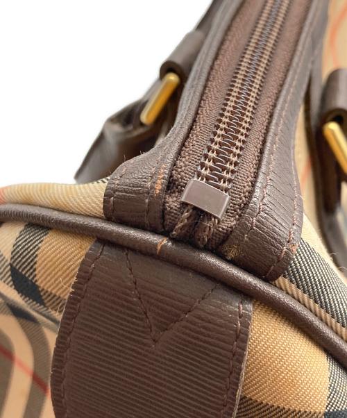 Burberry's（バーバリーズ）Burberry's (バーバリーズ) シャドーホース ノヴァチェック ボストンバッグ ブラウン サイズ:なしの古着・服飾アイテム