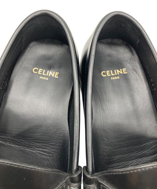 CELINE（セリーヌ）CELINE (セリーヌ) トリオンフローファー ブラック サイズ:23.5㎝の古着・服飾アイテム