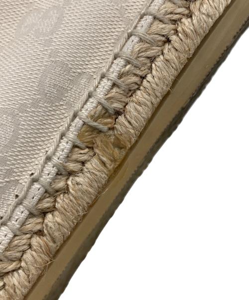 GUCCI（グッチ）GUCCI (グッチ) GGキャンバス エスパドリーユ ベージュ サイズ:38の古着・服飾アイテム