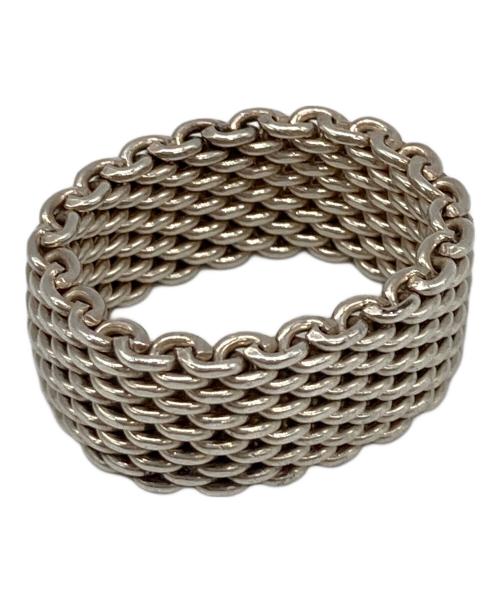 TIFFANY & Co.（ティファニー）TIFFANY & Co. (ティファニー) サマセット メッシュ リング シルバー サイズ:１３号の古着・服飾アイテム