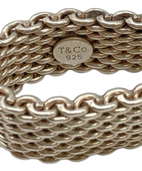 TIFFANY & Co.（ティファニー）TIFFANY & Co. (ティファニー) サマセット メッシュ リング シルバー サイズ:１３号の古着・服飾アイテム