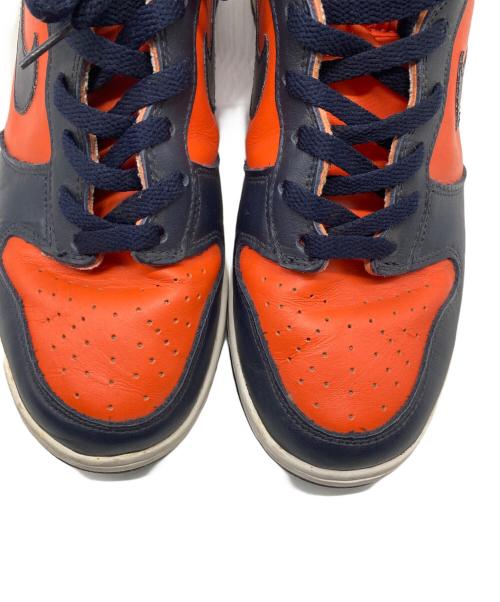 NIKE（ナイキ）NIKE (ナイキ) DUNK HIGH LE/ ダンク ハイ LE ハイカットスニーカー COLLEGE ORANGE/OBSID サイズ:28.5㎝の古着・服飾アイテム