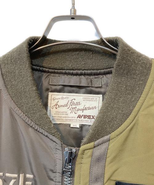 AVIREX（アヴィレックス）AVIREX (アヴィレックス) MA-1 BLACK KNIGHTS ジャケット オリーブ サイズ:2XLの古着・服飾アイテム