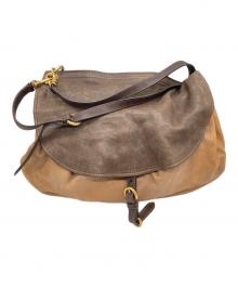 MIU MIU（ミュウミュウ）の古着「2WAYハンドバッグ」｜ブラウン