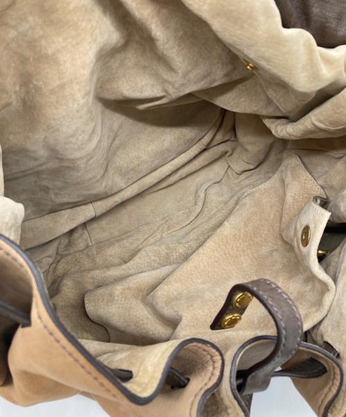 MIU MIU（ミュウミュウ）MIU MIU (ミュウミュウ) 2WAYハンドバッグ ブラウン サイズ:なしの古着・服飾アイテム