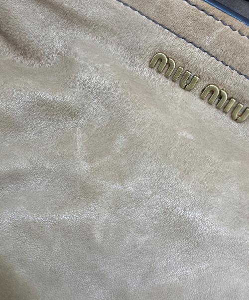 MIU MIU（ミュウミュウ）MIU MIU (ミュウミュウ) 2WAYハンドバッグ ブラウン サイズ:なしの古着・服飾アイテム