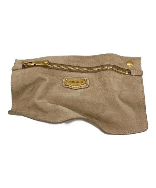 MIU MIU（ミュウミュウ）MIU MIU (ミュウミュウ) 2WAYハンドバッグ ブラウン サイズ:なしの古着・服飾アイテム