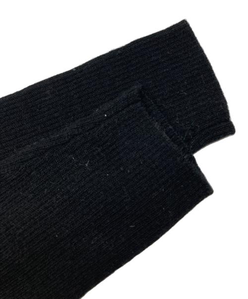 Demi-Luxe Beams（デミルクス ビームス）Demi-Luxe BEAMS (デミルクス ビームス) フラッフィー ボートネック ニット ブラック×グレー サイズ:Freeの古着・服飾アイテム