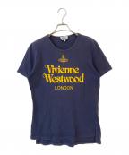 Vivienne Westwood manヴィヴィアン ウェストウッド マン）の古着「ロゴTシャツ」｜ネイビー
