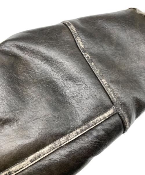 MURUA（ムルーア）MURUA (ムルーア) ヴィンテージライクショートフェイクムートン ブラウン サイズ:Freeの古着・服飾アイテム