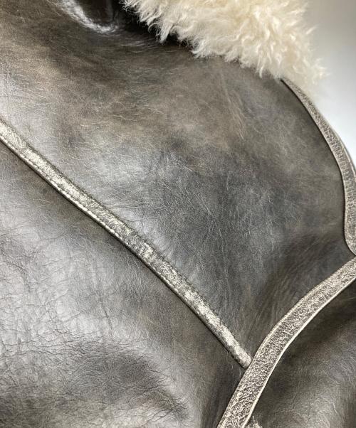 MURUA（ムルーア）MURUA (ムルーア) ヴィンテージライクショートフェイクムートン ブラウン サイズ:Freeの古着・服飾アイテム