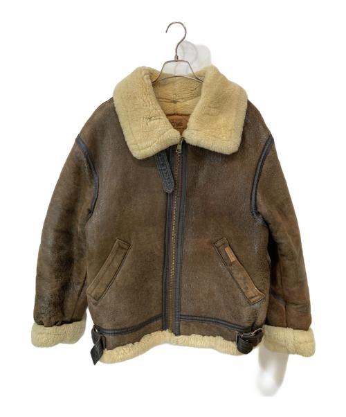 NEW YORK Style（ニューヨーク スタイル）NEW YORK Style (ニューヨーク スタイル) B-3 フライトジャケット ブラウン サイズ:Mの古着・服飾アイテム