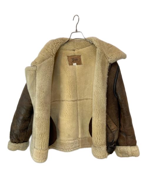 NEW YORK Style（ニューヨーク スタイル）NEW YORK Style (ニューヨーク スタイル) B-3 フライトジャケット ブラウン サイズ:Mの古着・服飾アイテム
