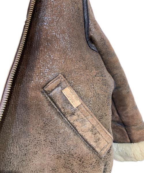 NEW YORK Style（ニューヨーク スタイル）NEW YORK Style (ニューヨーク スタイル) B-3 フライトジャケット ブラウン サイズ:Mの古着・服飾アイテム