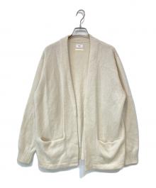 RHC Ron Herman（アールエイチシー ロンハーマン）の古着「cashmere knit bottonless cardigan/カシミアニットボタンレスカーディガン」｜ホワイト