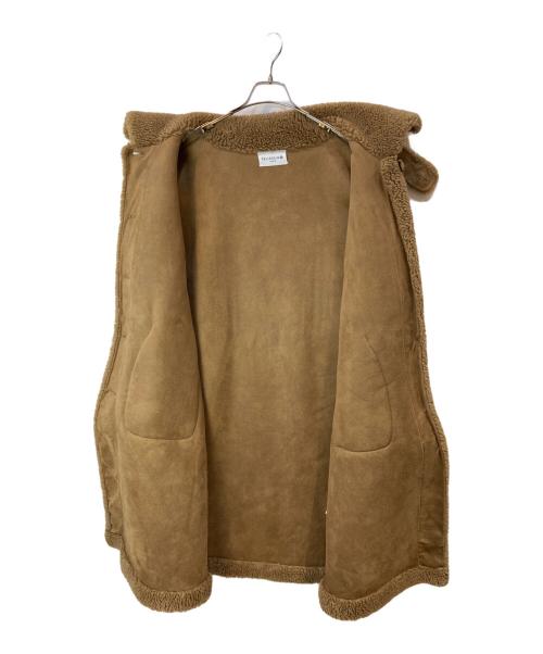 PELLESSIMO（ペレッシモ）PELLESSIMO (ペレッシモ) ボアコート ブラウン サイズ:Mの古着・服飾アイテム