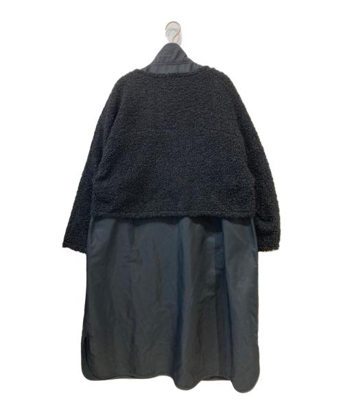 SUM1 STYLE（スミスタイル）SUM1 STYLE (スミスタイル) ボアブルゾン付き馬刺繍コート ブラック サイズ:FREEの古着・服飾アイテム