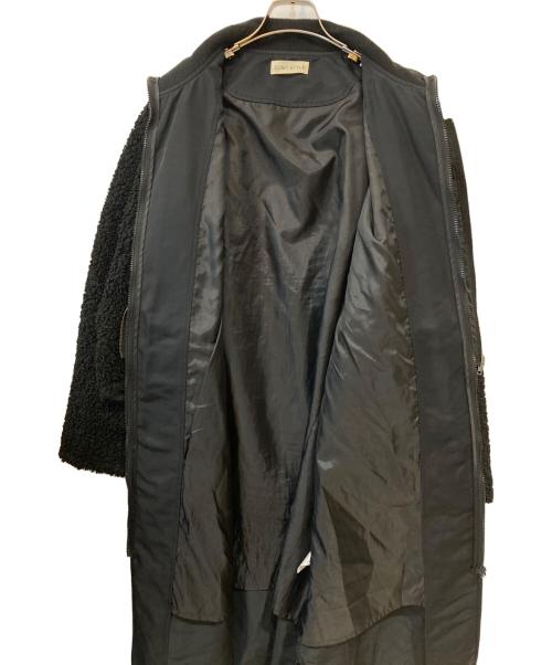 SUM1 STYLE（スミスタイル）SUM1 STYLE (スミスタイル) ボアブルゾン付き馬刺繍コート ブラック サイズ:FREEの古着・服飾アイテム