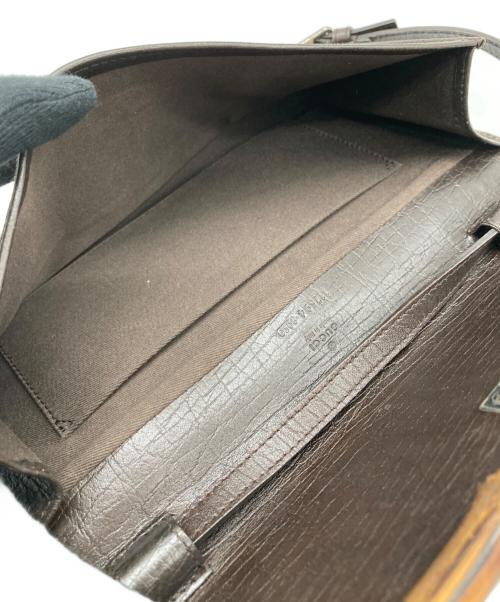 GUCCI（グッチ）GUCCI (グッチ) GGキャンバス バンブー ショルダーバッグ ベージュ サイズ:なしの古着・服飾アイテム