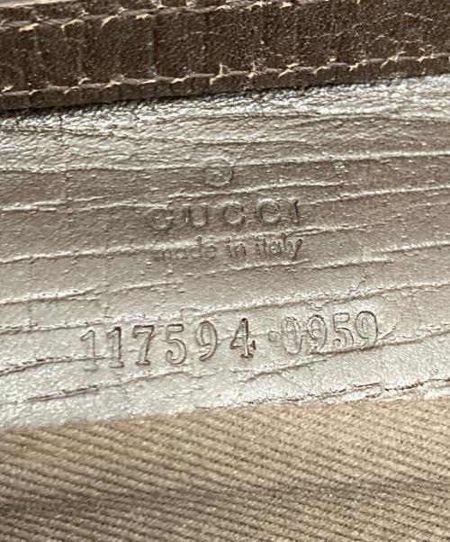 GUCCI（グッチ）GUCCI (グッチ) GGキャンバス バンブー ショルダーバッグ ベージュ サイズ:なしの古着・服飾アイテム