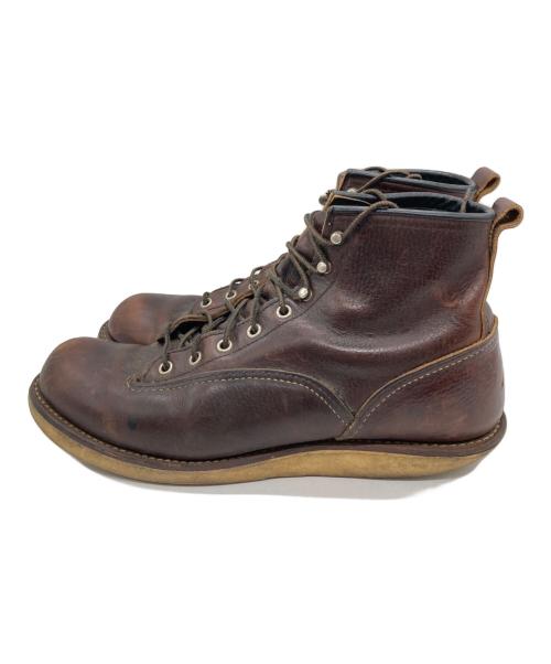 RED WING（レッドウィング）RED WING (レッドウィング) 6inch LINEMAN BOOTS ブラウン サイズ:２８㎝の古着・服飾アイテム