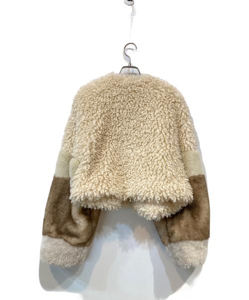 ORIENT MILLINERY（オリエントミリナリー）orient millinery (オリエントミリナリー) ポフミフク/フェイクファージャケット ベージュ サイズ:Freeの古着・服飾アイテム