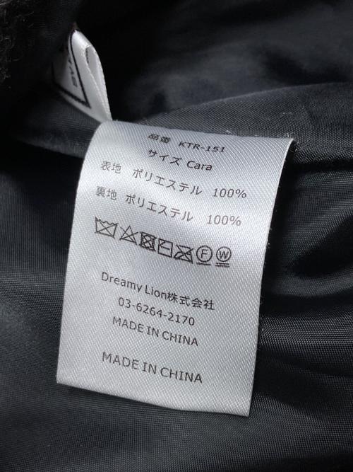 Cara BY KATRIN TOKYO（カーラバイカトリントーキョー）Cara by Katrin TOKYO (カーラバイカトリントーキョー) 4way eco fur coat ブラック サイズ:CARAの古着・服飾アイテム