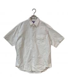 THE NORTHFACE PURPLELABEL（ザ・ノースフェイス パープルレーベル）の古着「Cotton Polyester OX B.D. H/S Shirt」｜ホワイト