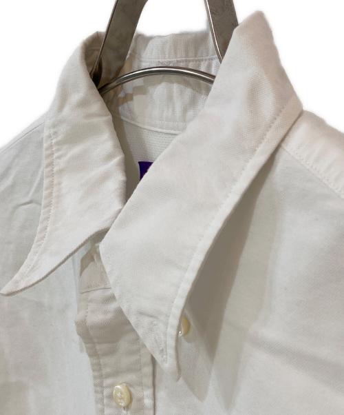 THE NORTHFACE PURPLELABEL（ザ・ノースフェイス パープルレーベル）THE NORTHFACE PURPLELABEL (ザ・ノースフェイス パープルレーベル) Cotton Polyester OX B.D. H/S Shirt ホワイト サイズ:Mの古着・服飾アイテム