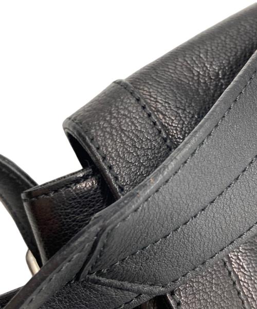 LOEWE（ロエベ）LOEWE (ロエベ) アナグラムスタッズロゴワンショルダーバッグ ブラック サイズ:なしの古着・服飾アイテム