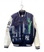 GENUINE MERCHANDISE×PRO STANDARDジェニュイン マーチャンダイズ×プロスタンダード）の古着「スタジャン」｜ネイビー