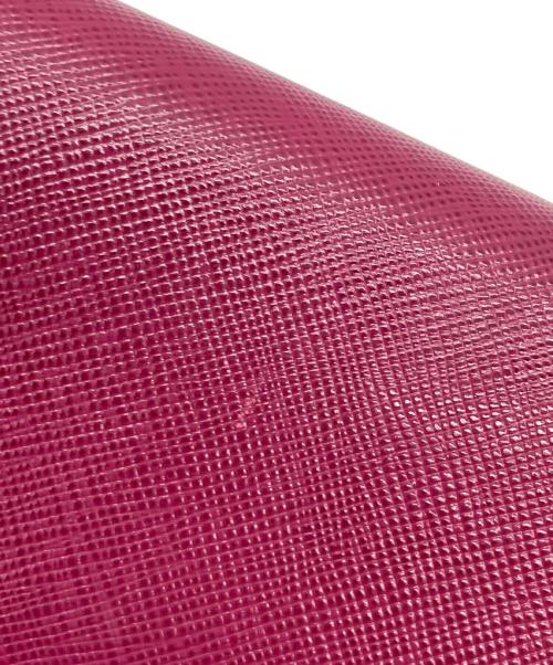 PRADA（プラダ）PRADA (プラダ) SAFFIANO METAL 2つ折り財布 パープル サイズ:なしの古着・服飾アイテム