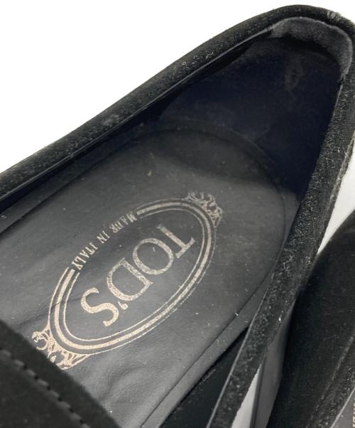 TOD'S（トッズ）TOD'S (トッズ) CRAFT MEN LOAFER スウェードローファー ブラック サイズ:9の古着・服飾アイテム