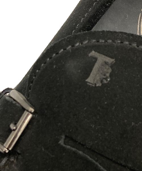 TOD'S（トッズ）TOD'S (トッズ) CRAFT MEN LOAFER スウェードローファー ブラック サイズ:9の古着・服飾アイテム