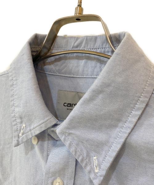 CarHartt（カーハート）CarHartt (カーハート) S/S Braxton Shirt ブルー サイズ:Mの古着・服飾アイテム