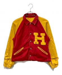 LOWE & CAMPBELL（ロウ＆キャンベル）の古着「リバーシブルジャケット」｜レッド×イエロー