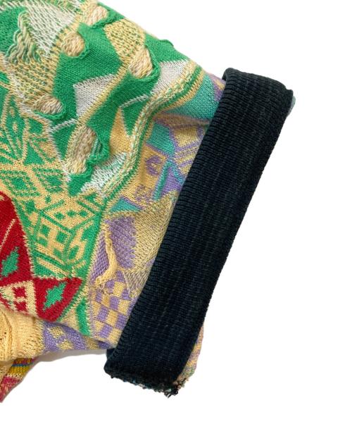 Coogi（クージー）Coogi (クージー) 3D 半袖ニット マルチカラー サイズ:Sの古着・服飾アイテム